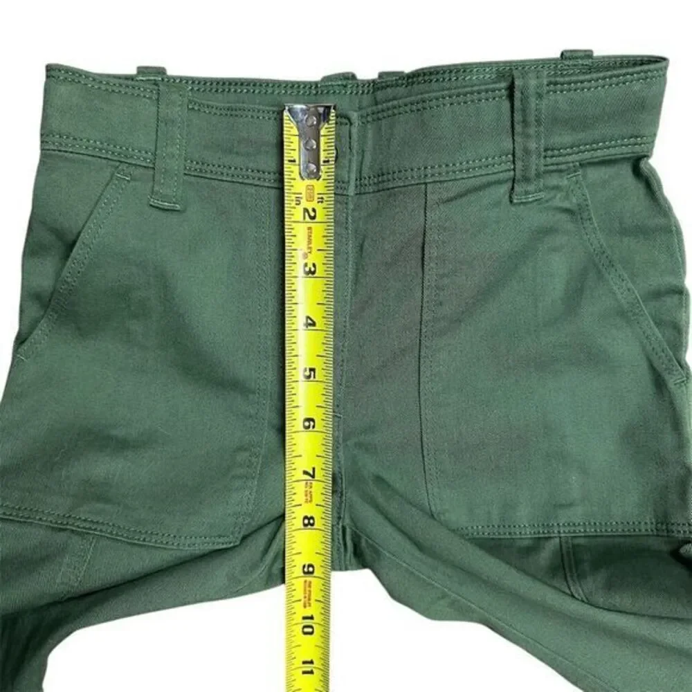 J. Crew Crewcuts Girls' Cargo Pants Green Size 6 Stretch‎ Chino Casual Utility